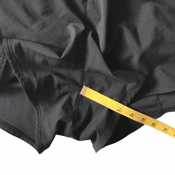 Nike Women’s Swoosh Shorts Plus Size 2X Black Waistband Pocket Inner Lining Gym - Picture 11 of 11